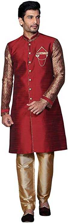 Tathastu Mens Sherwani Kurta Pyjama Set