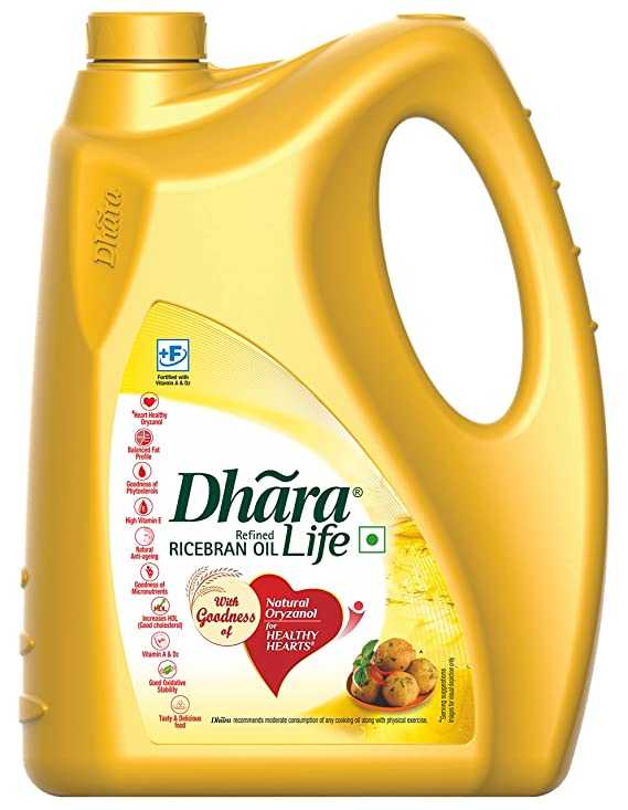 Dhara Life Refined Ricebran Oil Jar